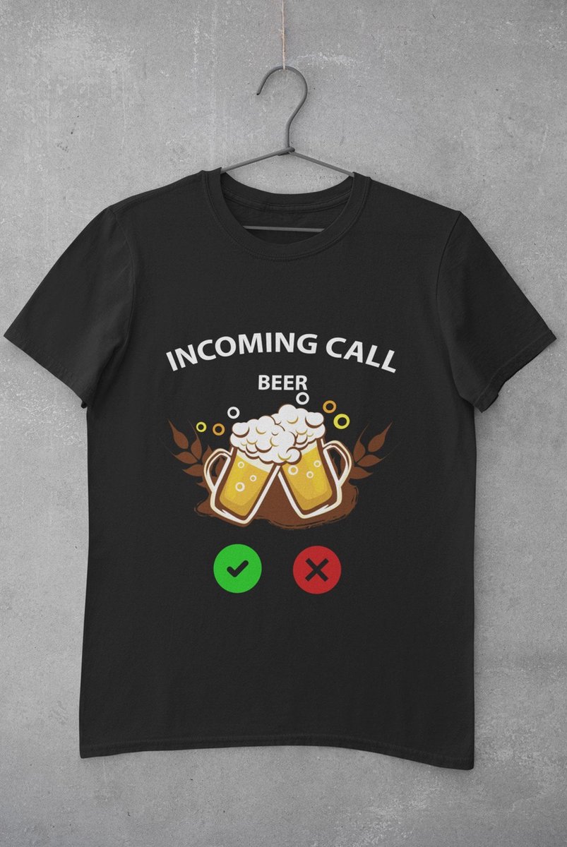 Beer T-Shirt Maat L | bier | grappig | cadeau | verjaardag | carnaval | Heren kado Mannen | Alcohol